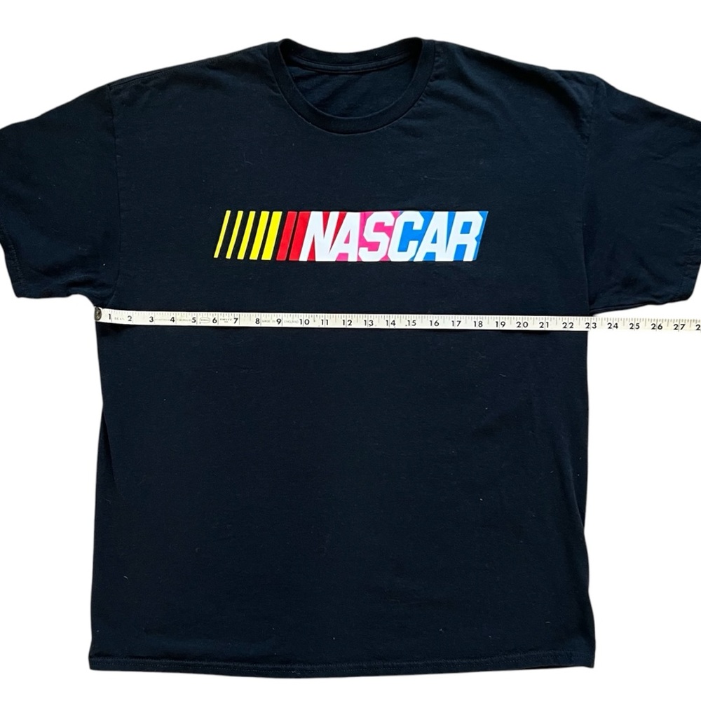 NASCAR Racing Bar Logo T-Shirt Black Crew Neck 1 Sided Adult Classic T-Shirt XL